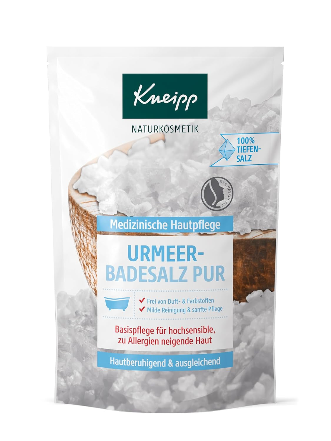 Kneipp Sensitivederm Urmeer-Badesalz, Weiß, 500 G (1Er Pack)